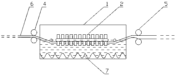 Heat-shrinkable tube clamp mechanism and heat-shrinkable tube positive compression expansion device using the same