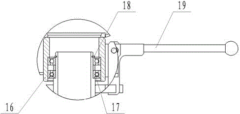 Coal mine well vehicle rotation operation and control unit