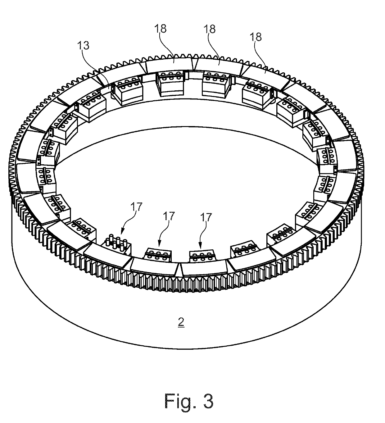 Wind Turbine Comprising a Yaw Bearing System