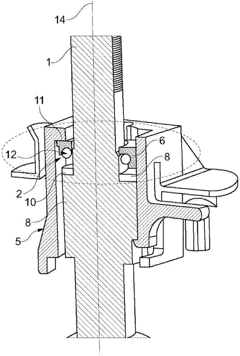 Car gear shifter with shock absorber