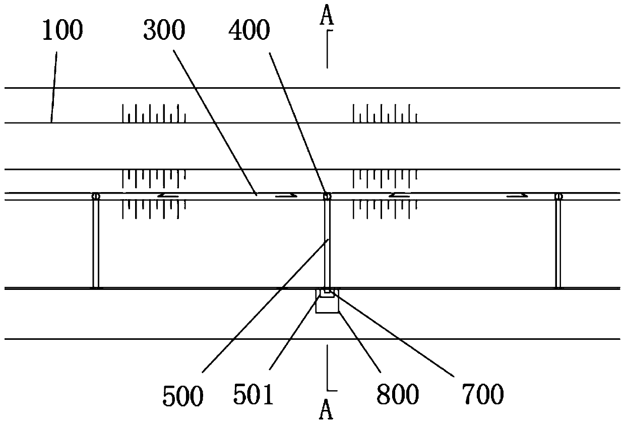 Ecological seawall near-water side levee slope drainage structure and construction method thereof