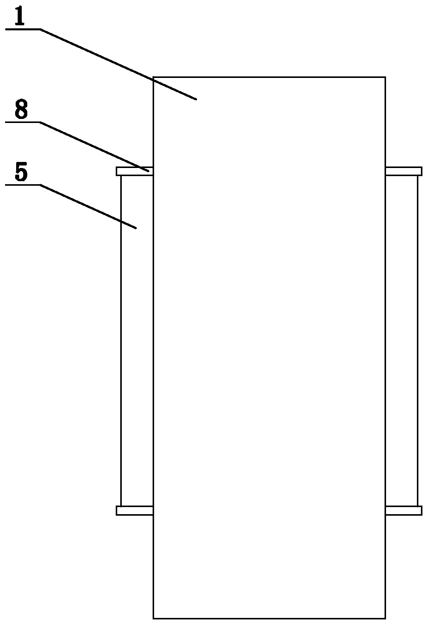 Special double-door protection device for intelligent charging pile in power system