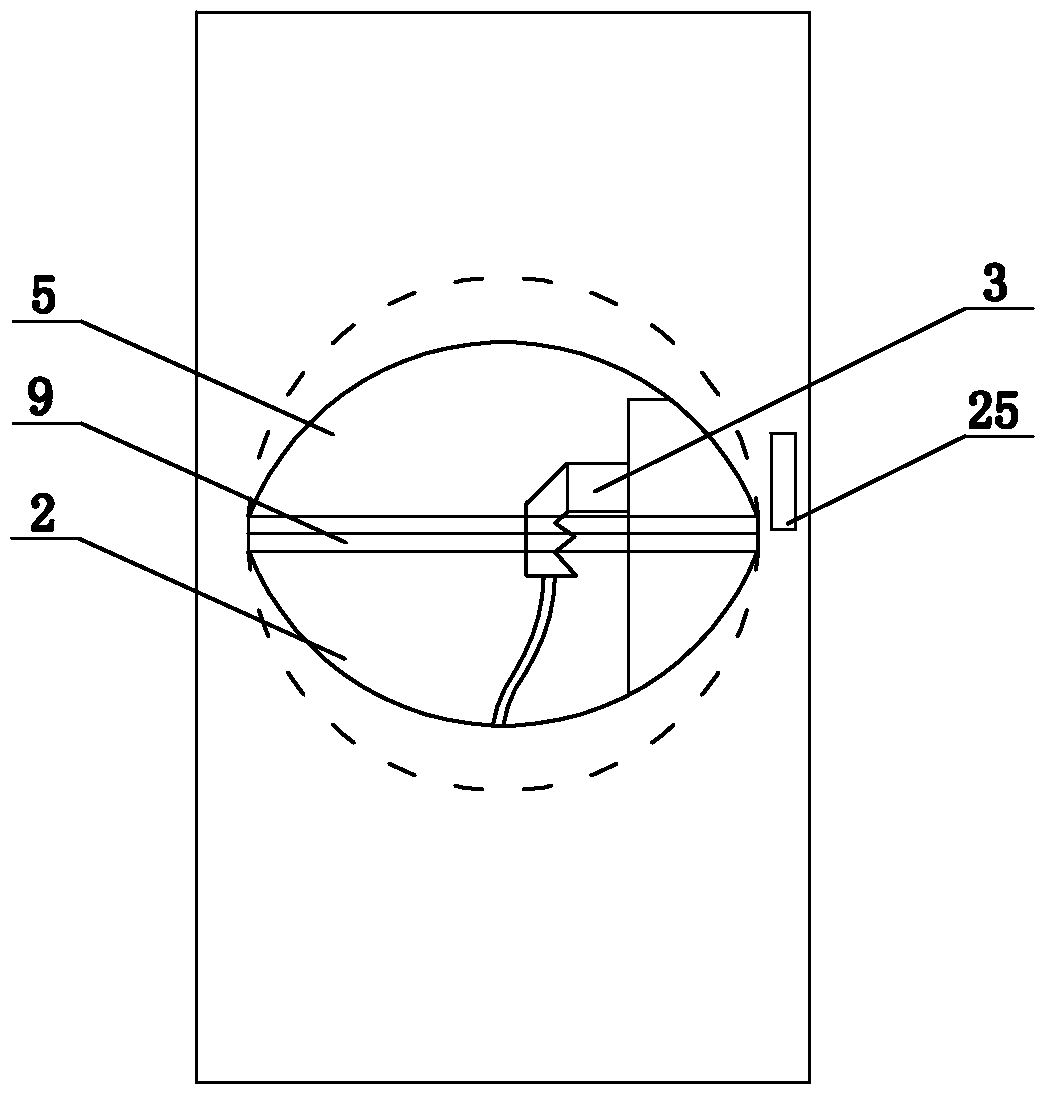 Special double-door protection device for intelligent charging pile in power system