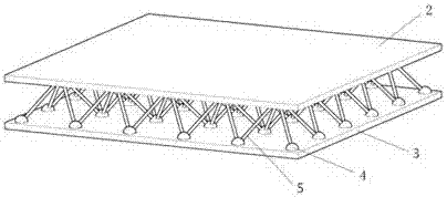 Impact wave composite energy dissipation protection device