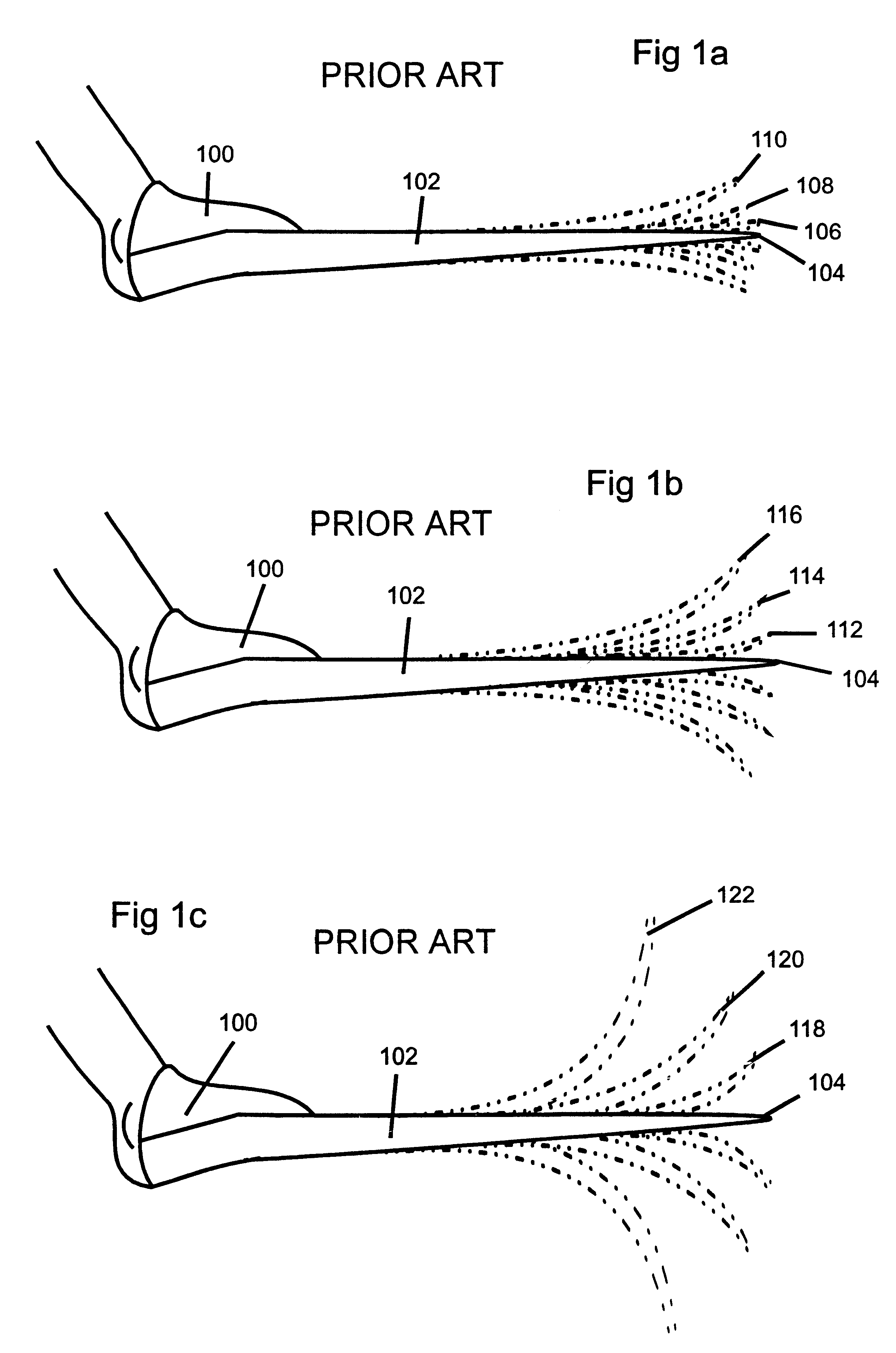 Methods for creating consistent large scale blade deflections