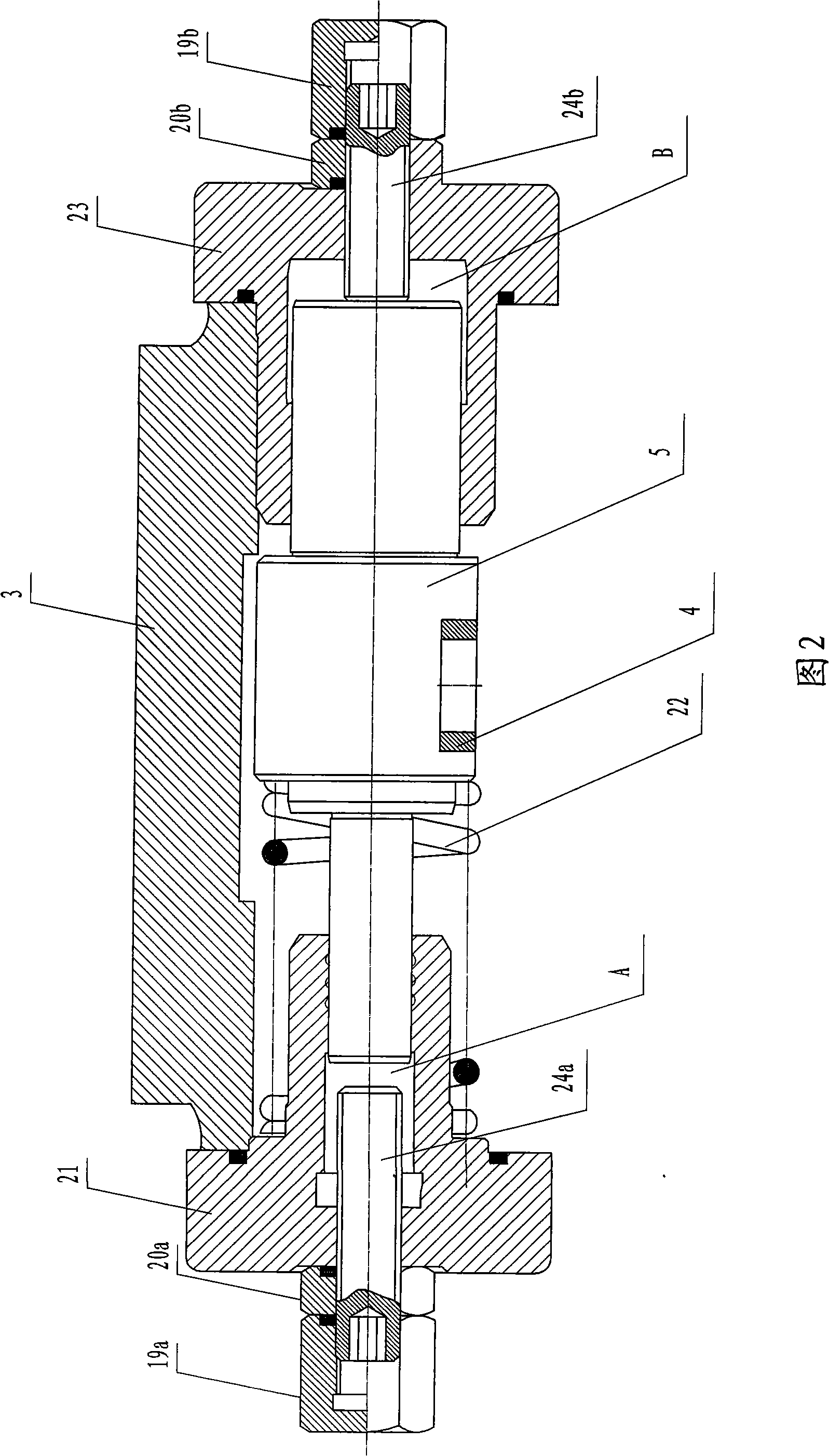 Unidirectional hydraulic axial variable displacement plunger pump