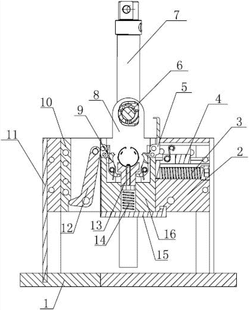 Automatic assembly tool and method for spring clamp ring of automotive seat headrest guide sleeve