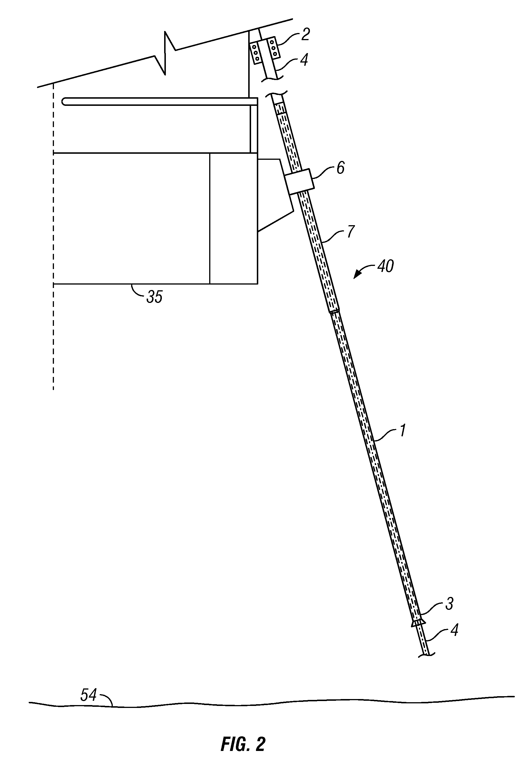 Pull tube sleeve stress joint for floating offshore structure