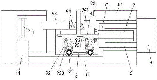 Illuminable loading device for rigidity testing of material and application method thereof