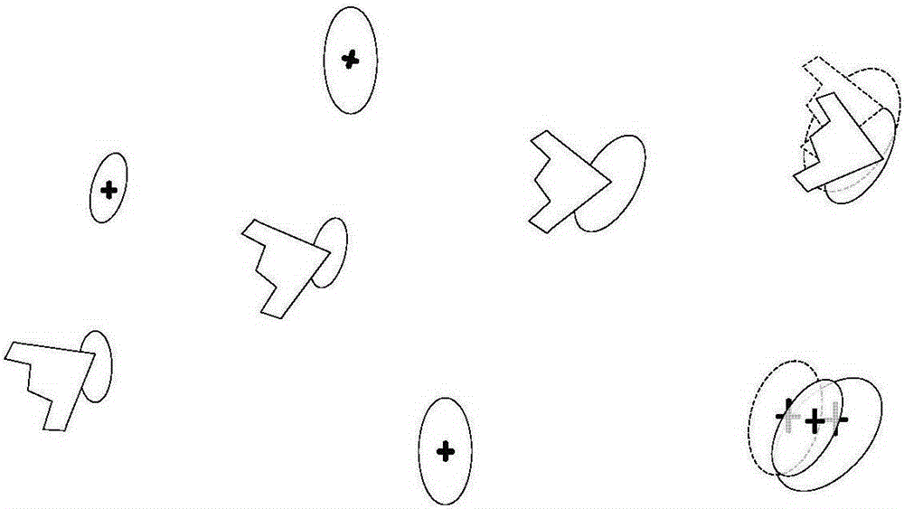 Unmanned reconnaissance aerial vehicle synchronous positioning and picture compositing method based on self-adaption EKF