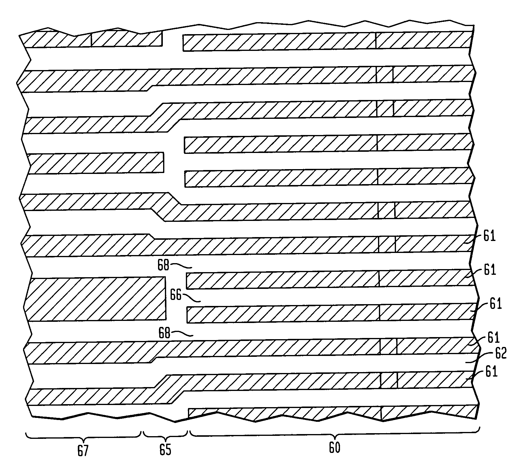 Single exposure of mask levels having a lines and spaces array using alternating phase-shift mask