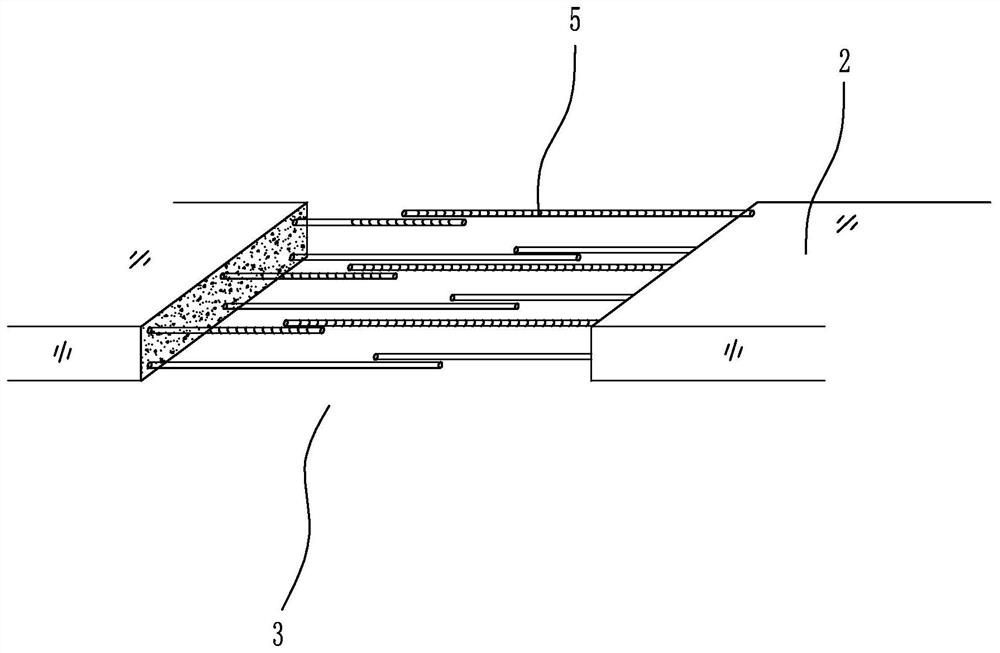 Method and device for controlling deformation of horizontal beam-slab support structure in reverse foundation pit