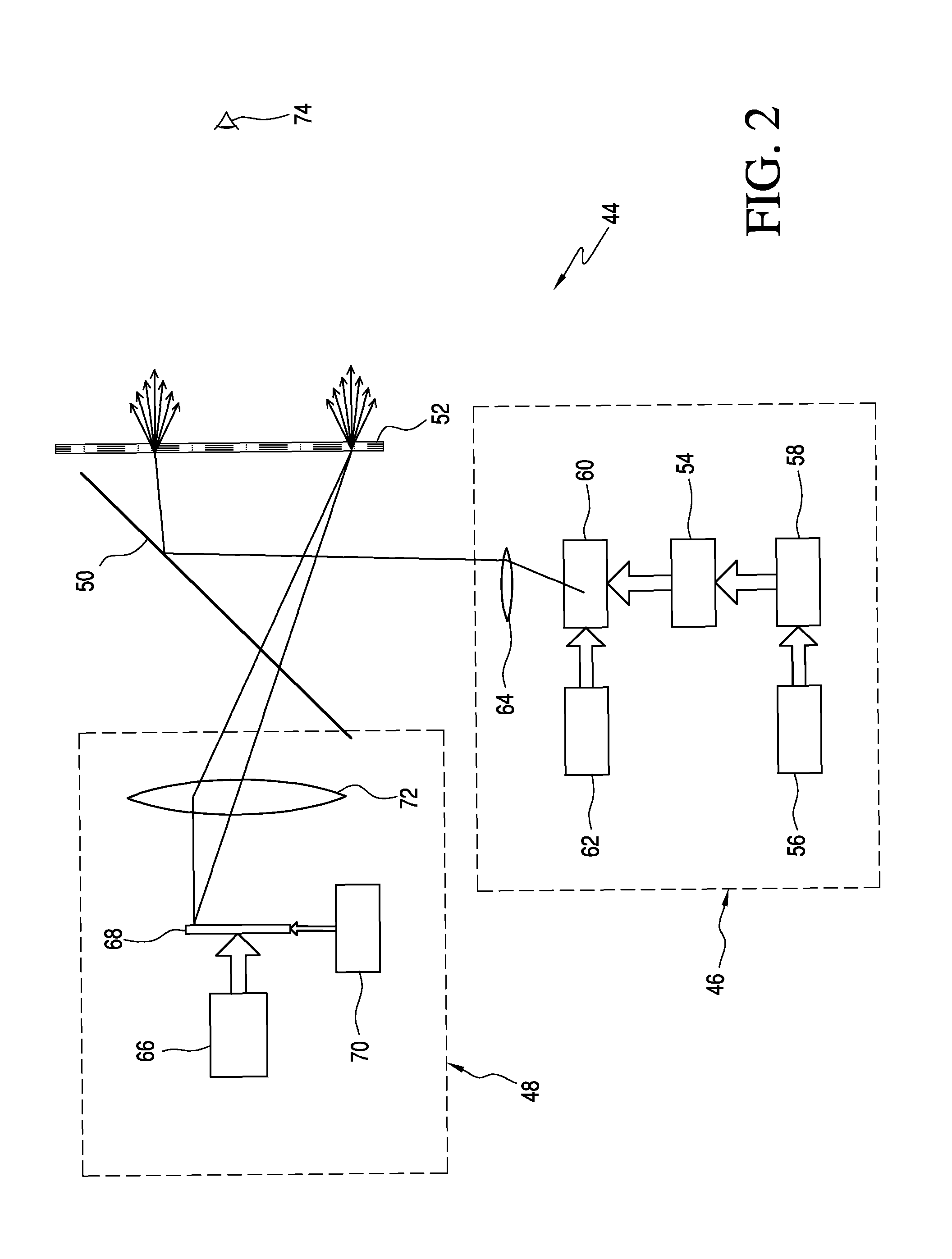 Visual display system using multiple image sources and heads-up-display system using the same