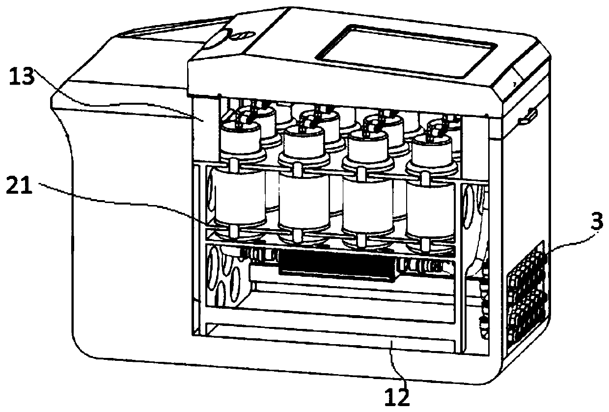 Reagent storage device