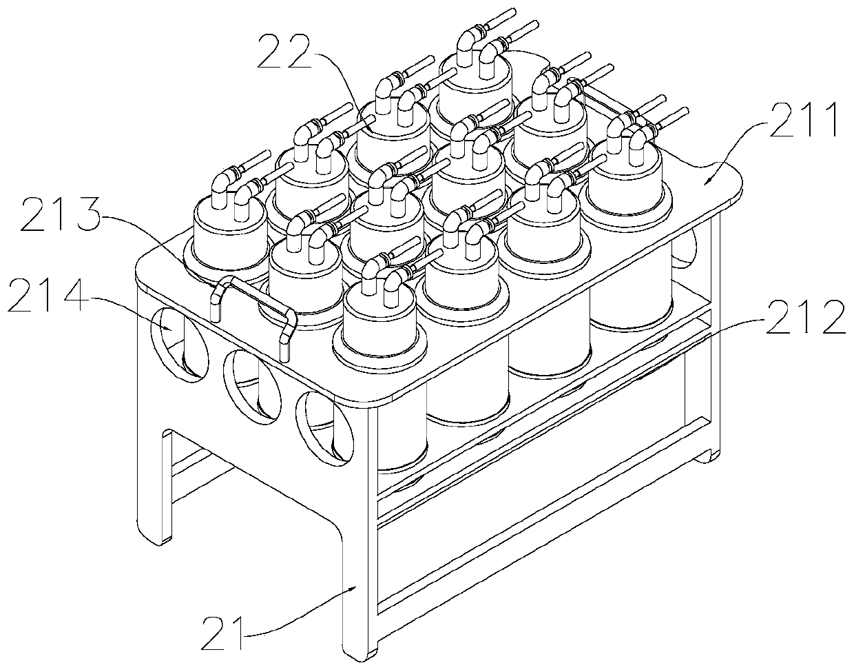 Reagent storage device