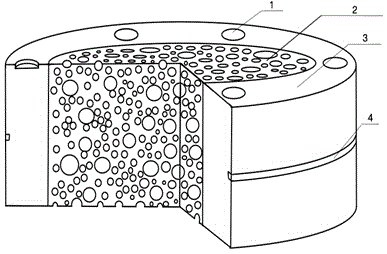 Intervertebral disc imitating spine fuser and preparing method thereof