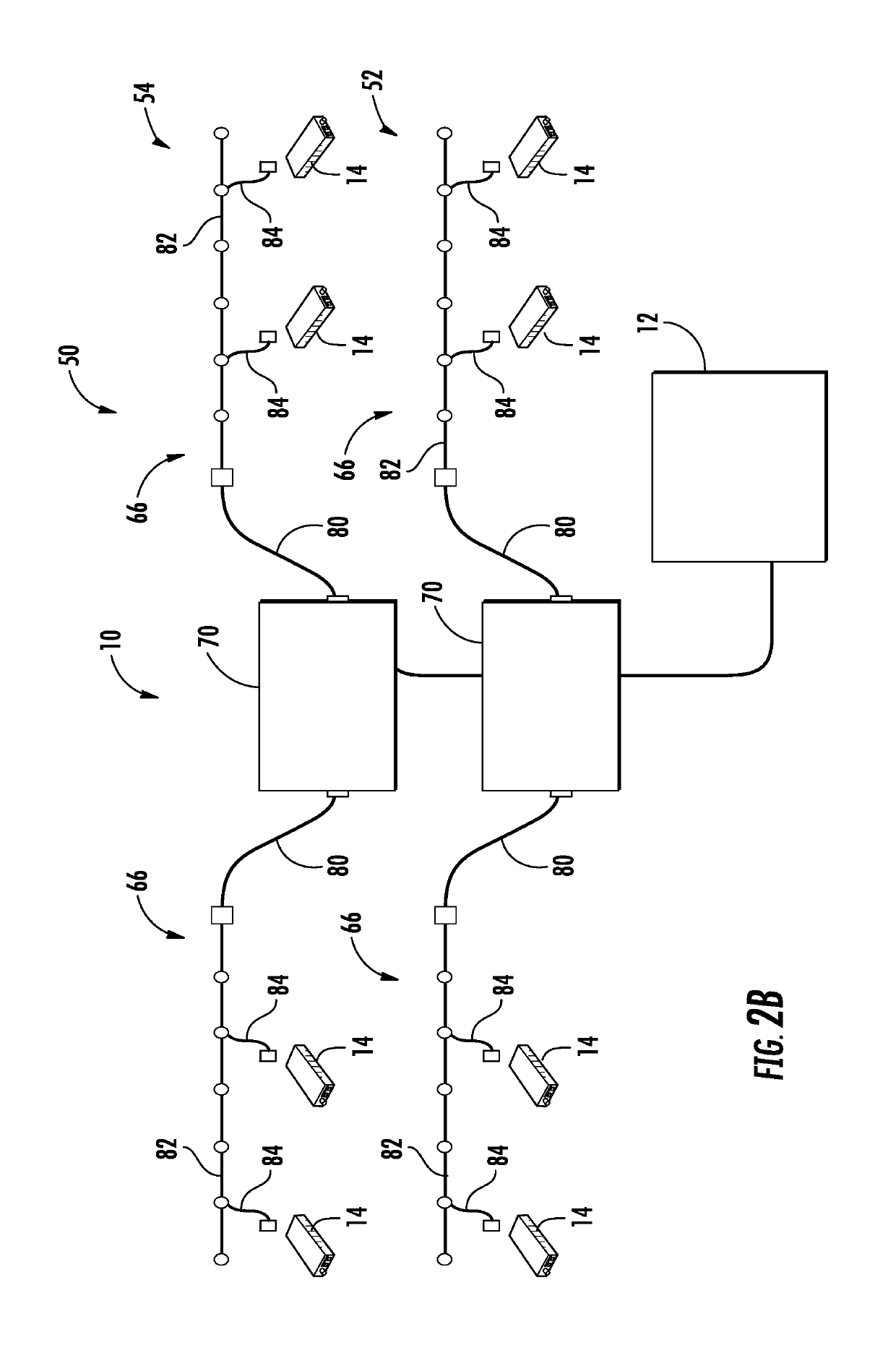 Power management for distributed communication systems, and related components, systems, and methods