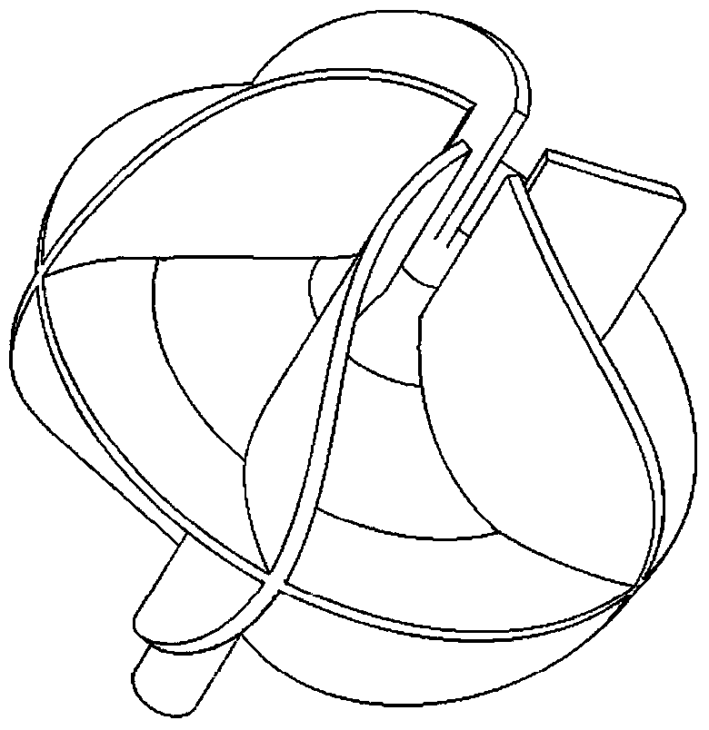 360-degree fan with optimized pneumatic performance