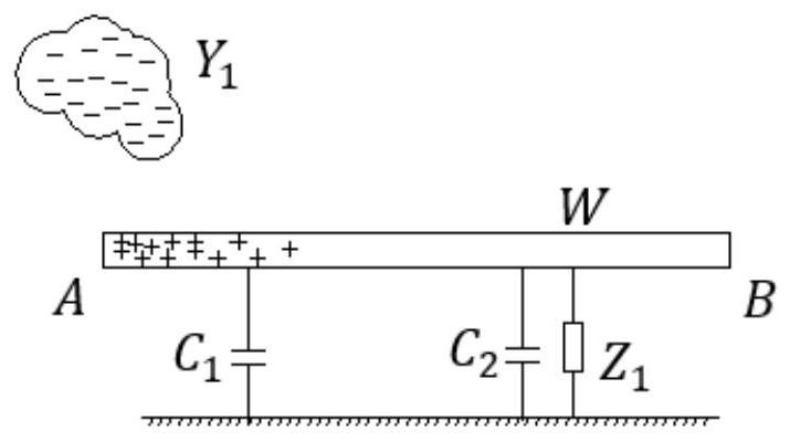 Method for reducing lightning ground potential of lightning arrester