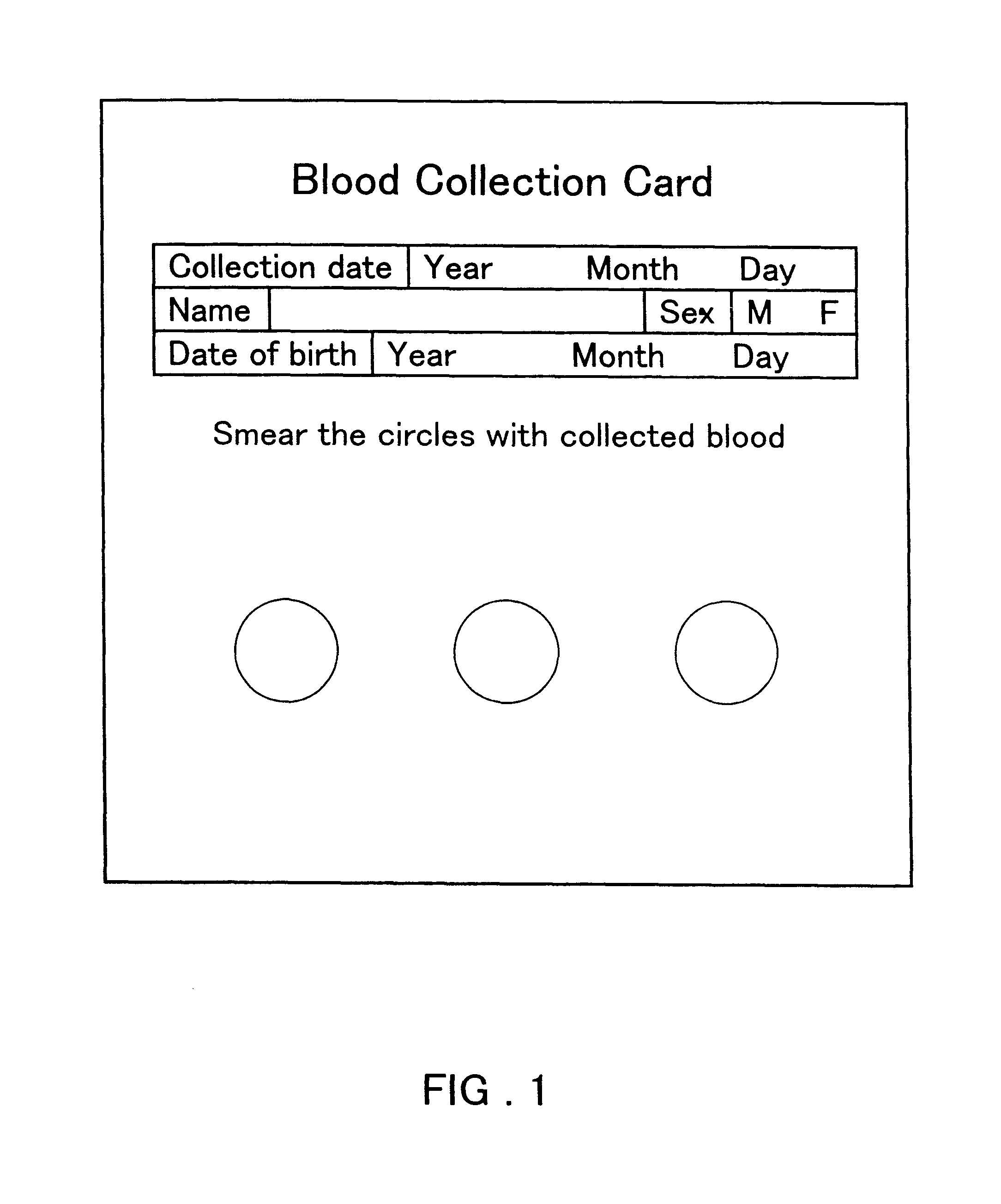 Method for preventing blood denaturation and blood test tool to be used therein