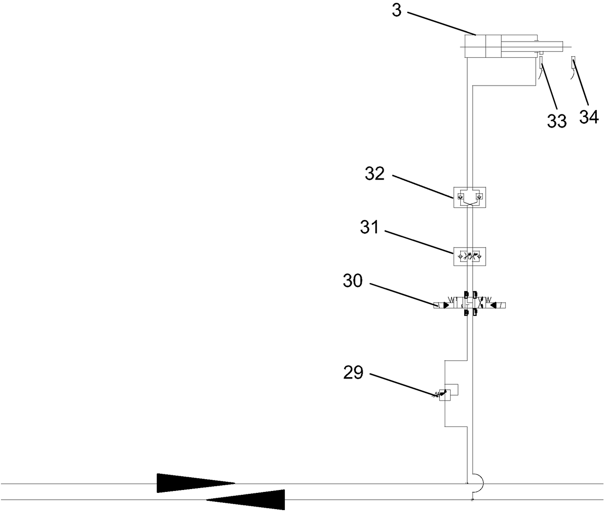 A Pneumatic Constant Pressure Controlled Rail Derusting Machine