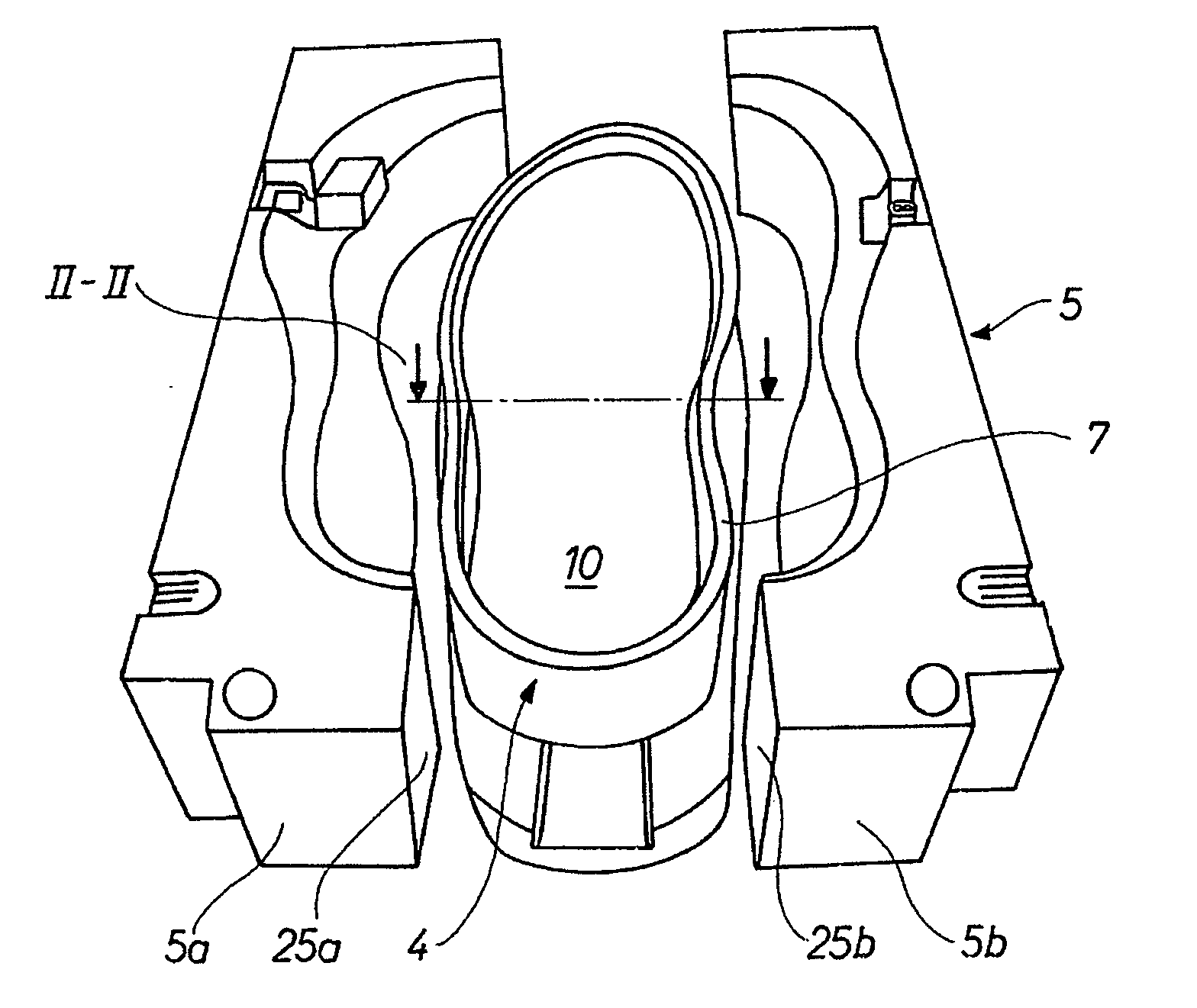 Method of moulding soles on shoe uppers, a shoe welt and a mould for carrying out the method