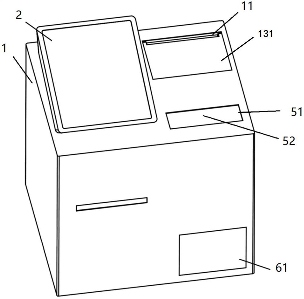 An anti-jam self-service ticket processing terminal and a ticket processing method thereof