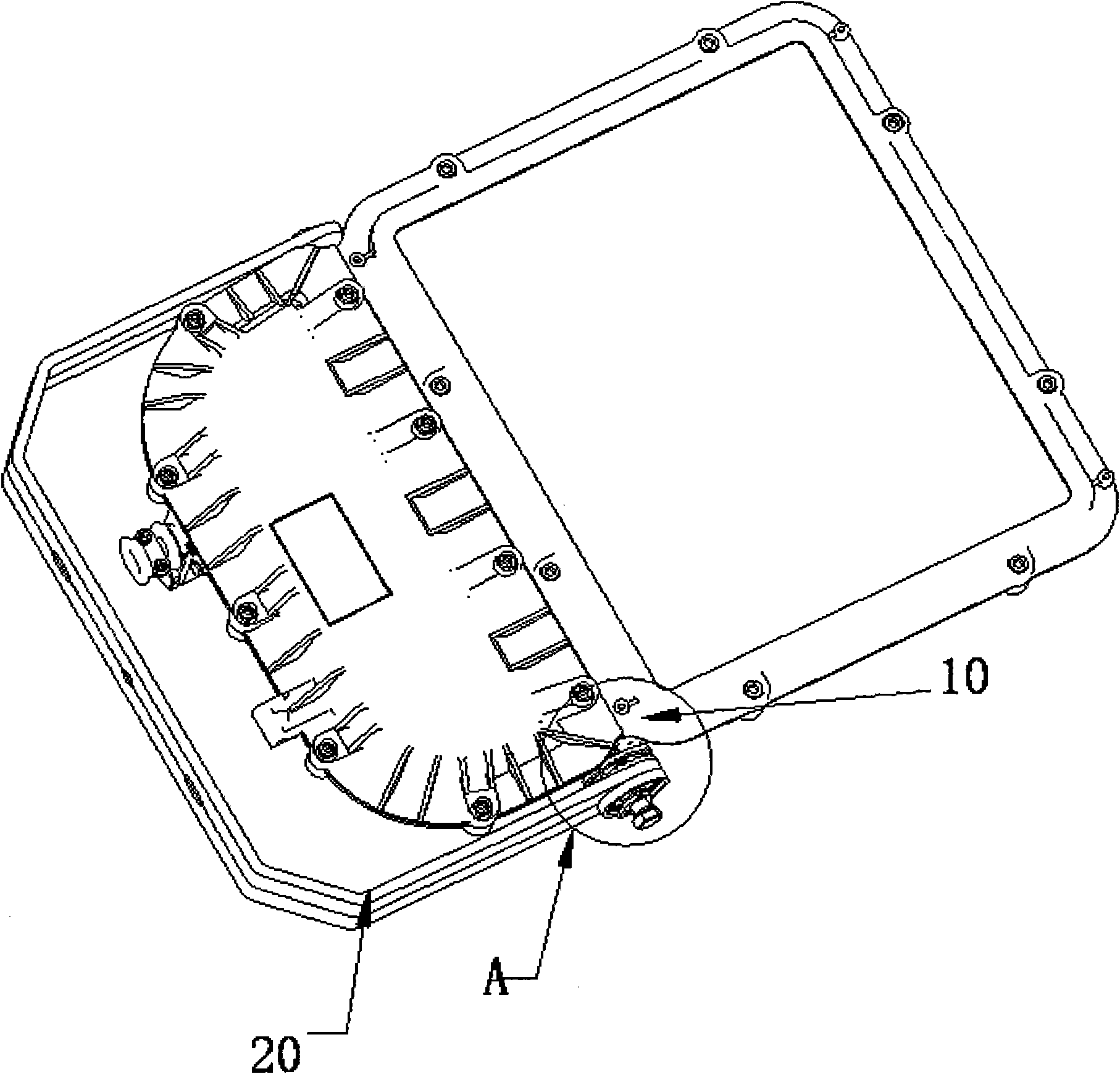 Installation-angle adjustable lamp bracket and lamp