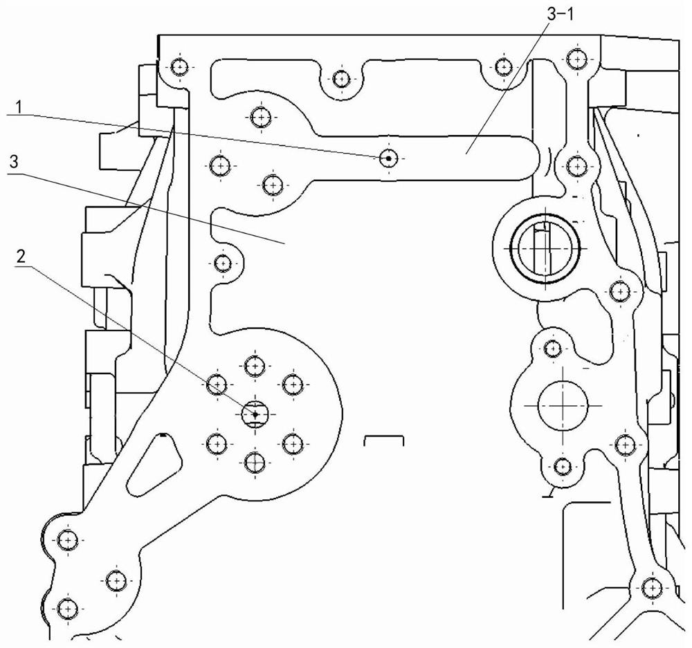 Novel gear chamber oil conveying structure