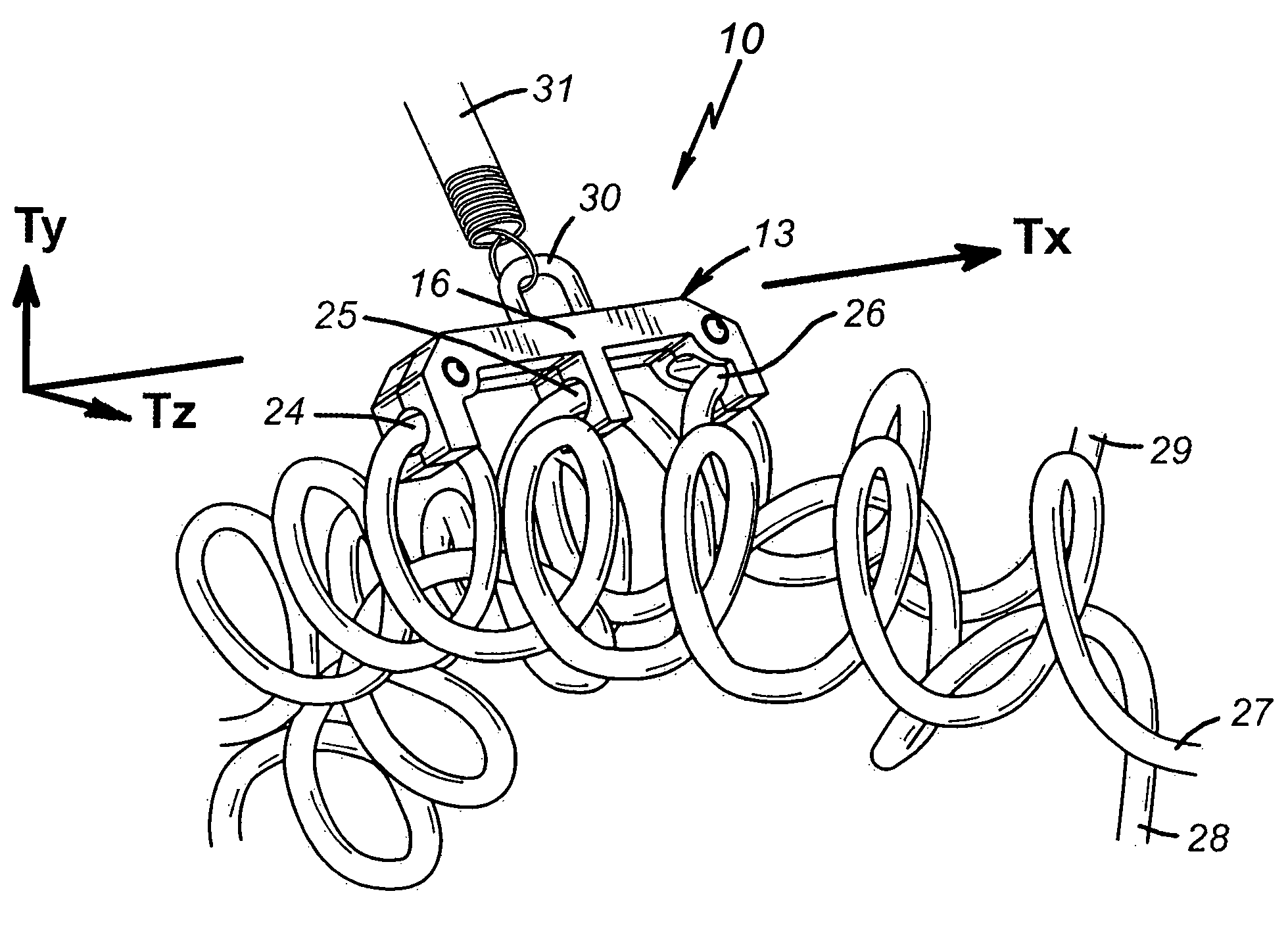 Truck air hose holder