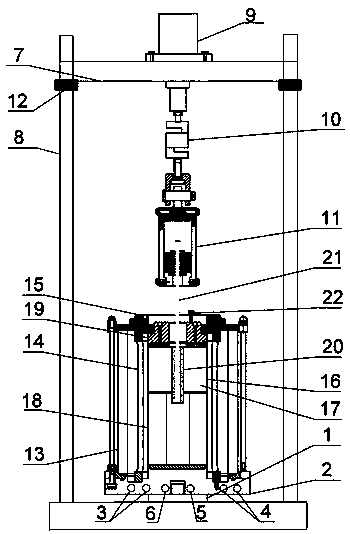 Soil anchor rod drawing test method considering changing confining pressure conditions