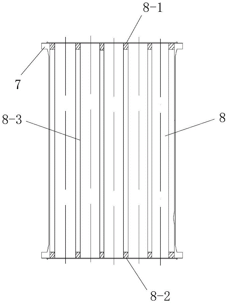 Method for preparing polymethoxy dimethyl ether through reaction and rectification of fixed bed