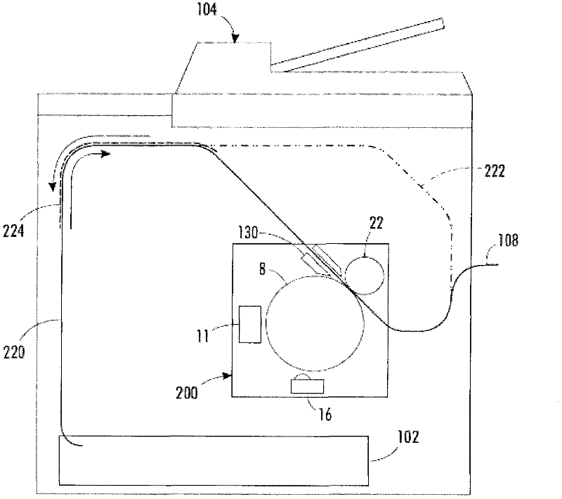 Alternate imaging order for improved duplex throughput in a continuous print transfer printer