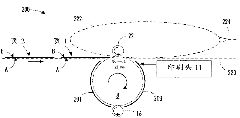 Alternate imaging order for improved duplex throughput in a continuous print transfer printer