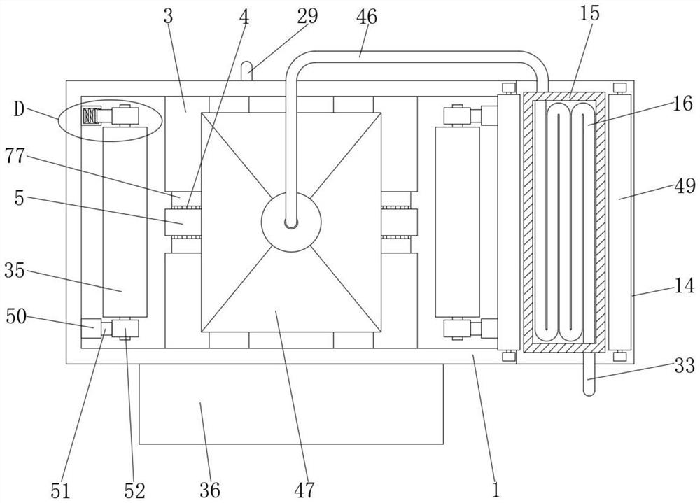 Textile fabric dyeing equipment for spinning