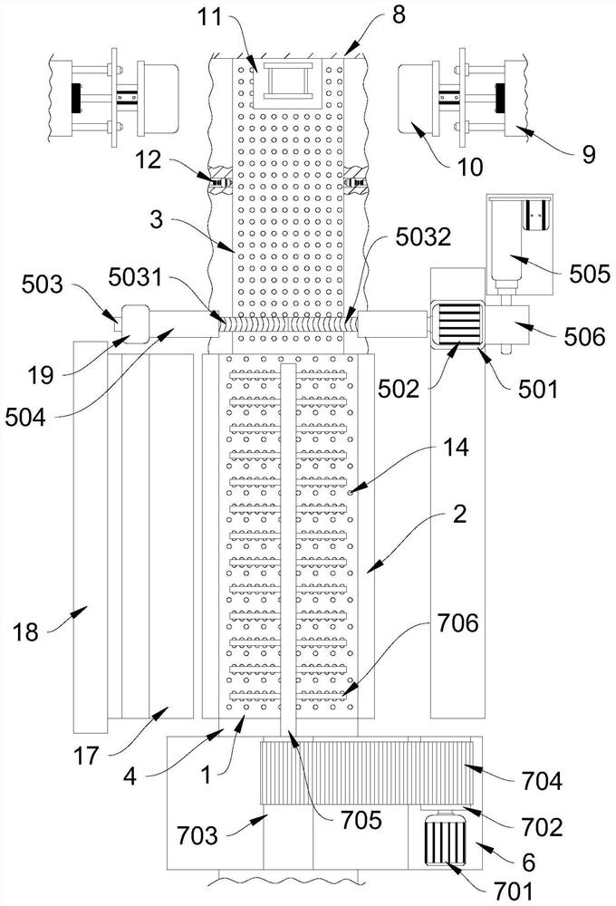 Intelligent zero-pollution underground garbage transfer compression station