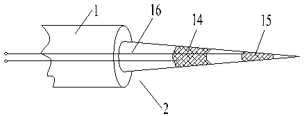 Cardiac atrial septal puncture assembly