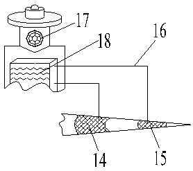 Cardiac atrial septal puncture assembly