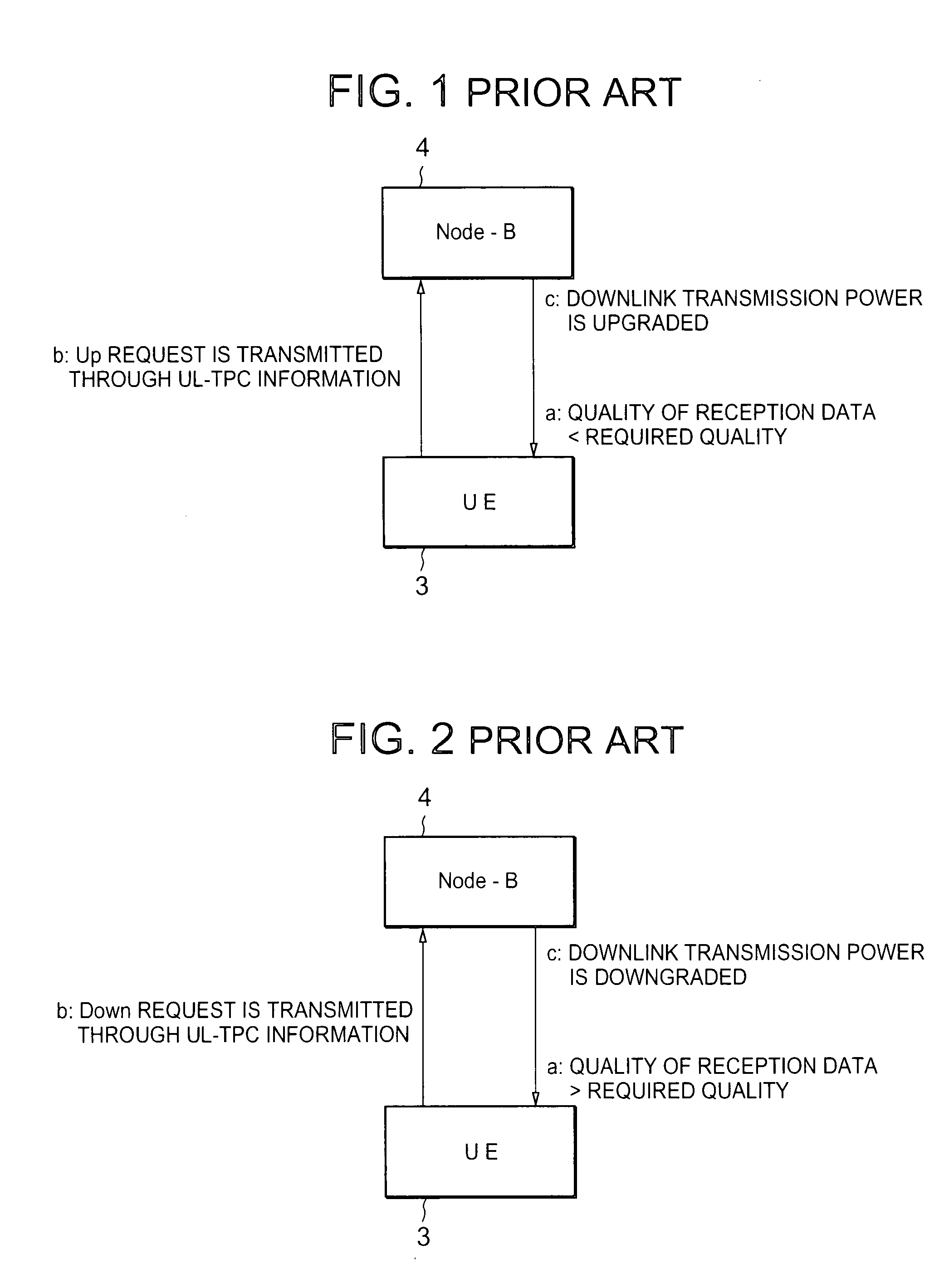 Mobile communicatiion system, mobile communication terminal, power control method used therefor, and program therefor