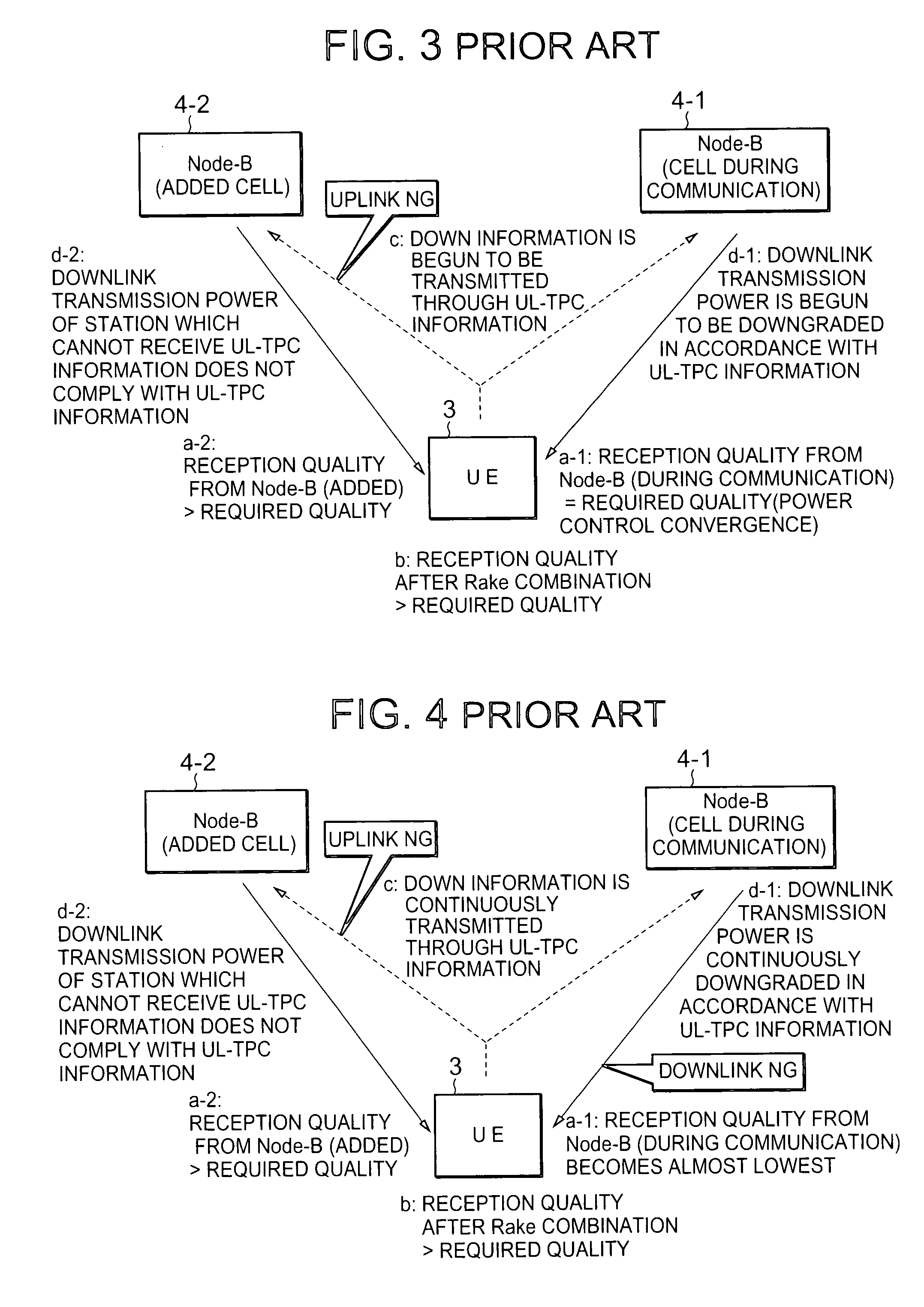 Mobile communicatiion system, mobile communication terminal, power control method used therefor, and program therefor