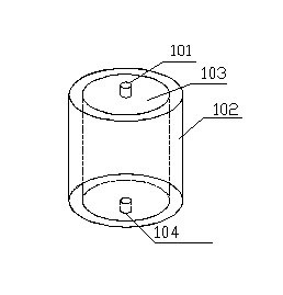 Shell-and-tube electrical automobile battery device with enhanced radiation function