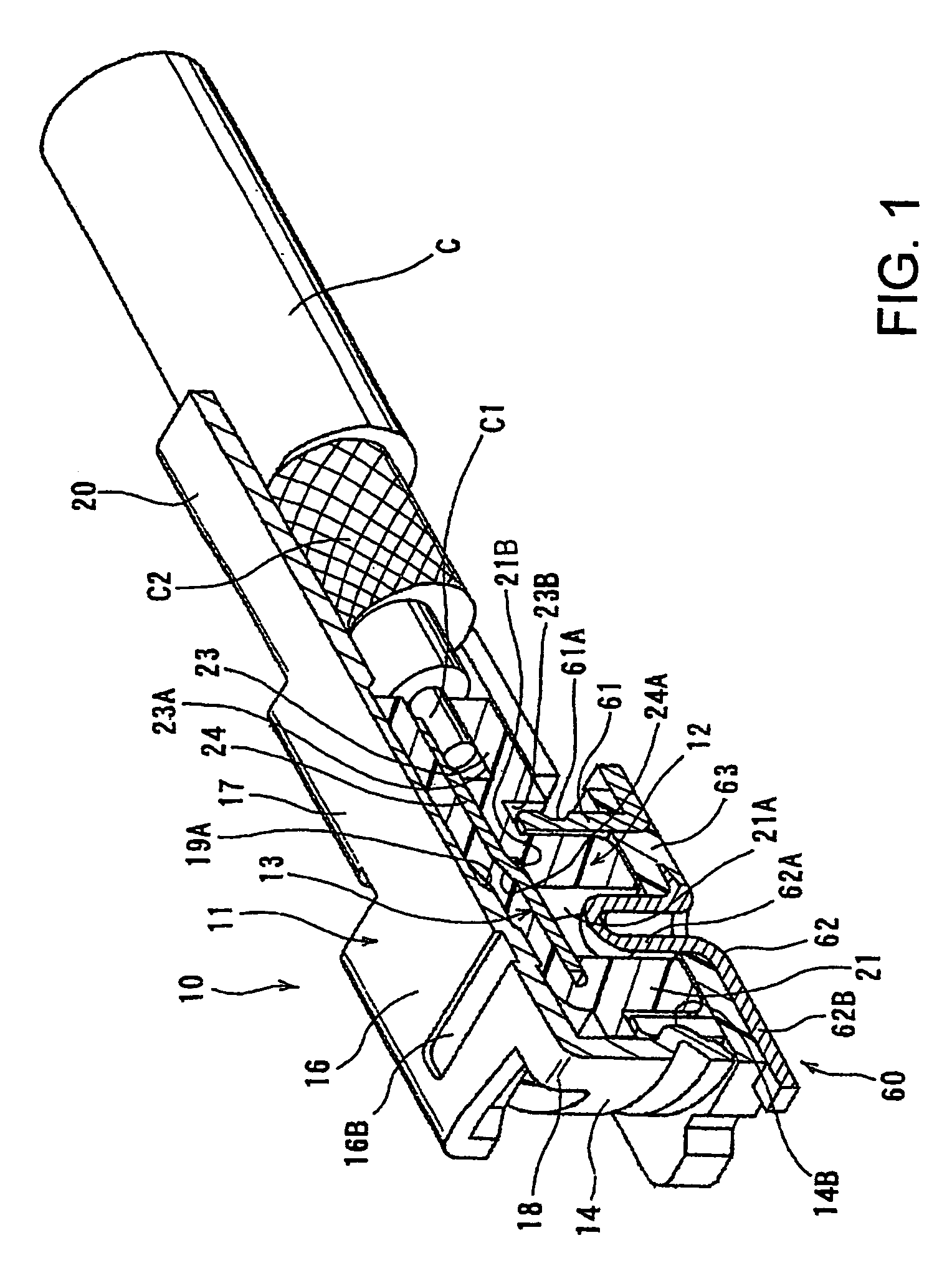 Coaxial electrical connector