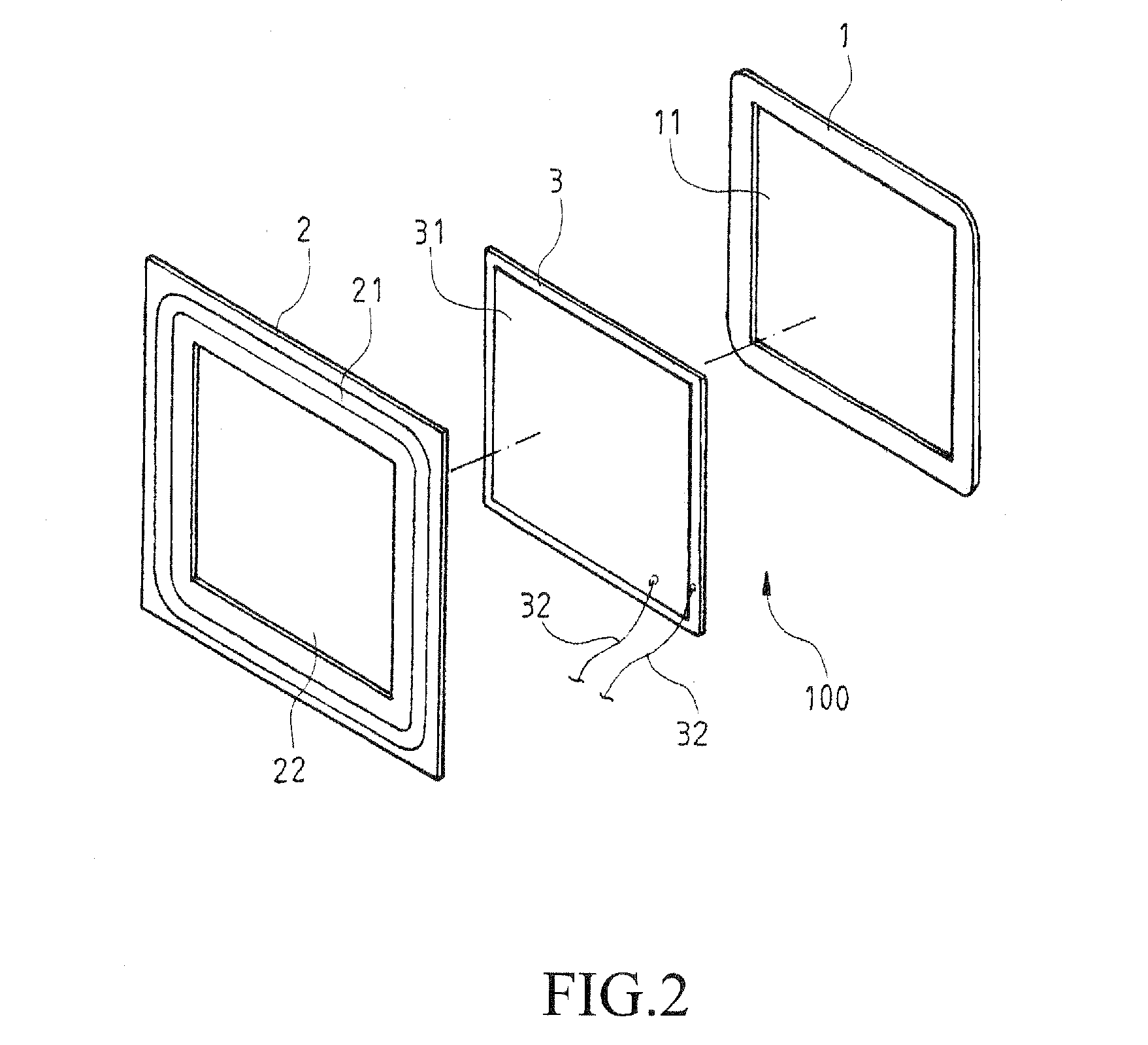 Ultra-thin loudspeaker structure