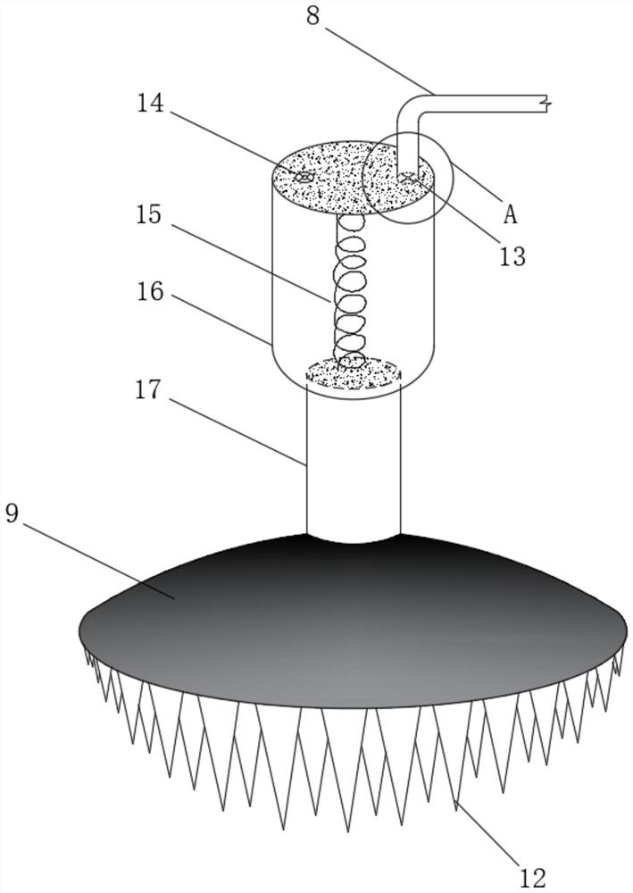 Automatic waste soil crushing device and intelligent material mixing method