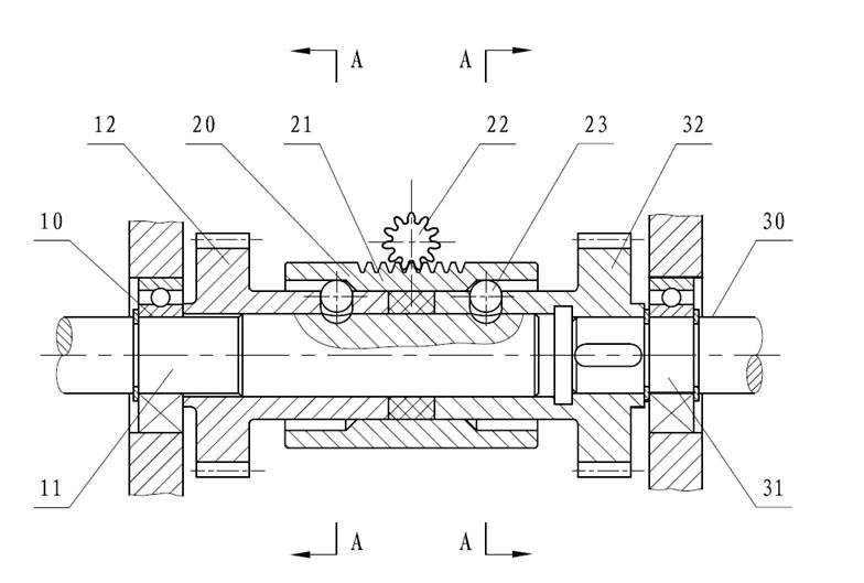 Clutch and reversing device