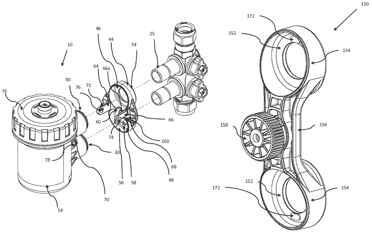 Magnetic separator and release tool therefor