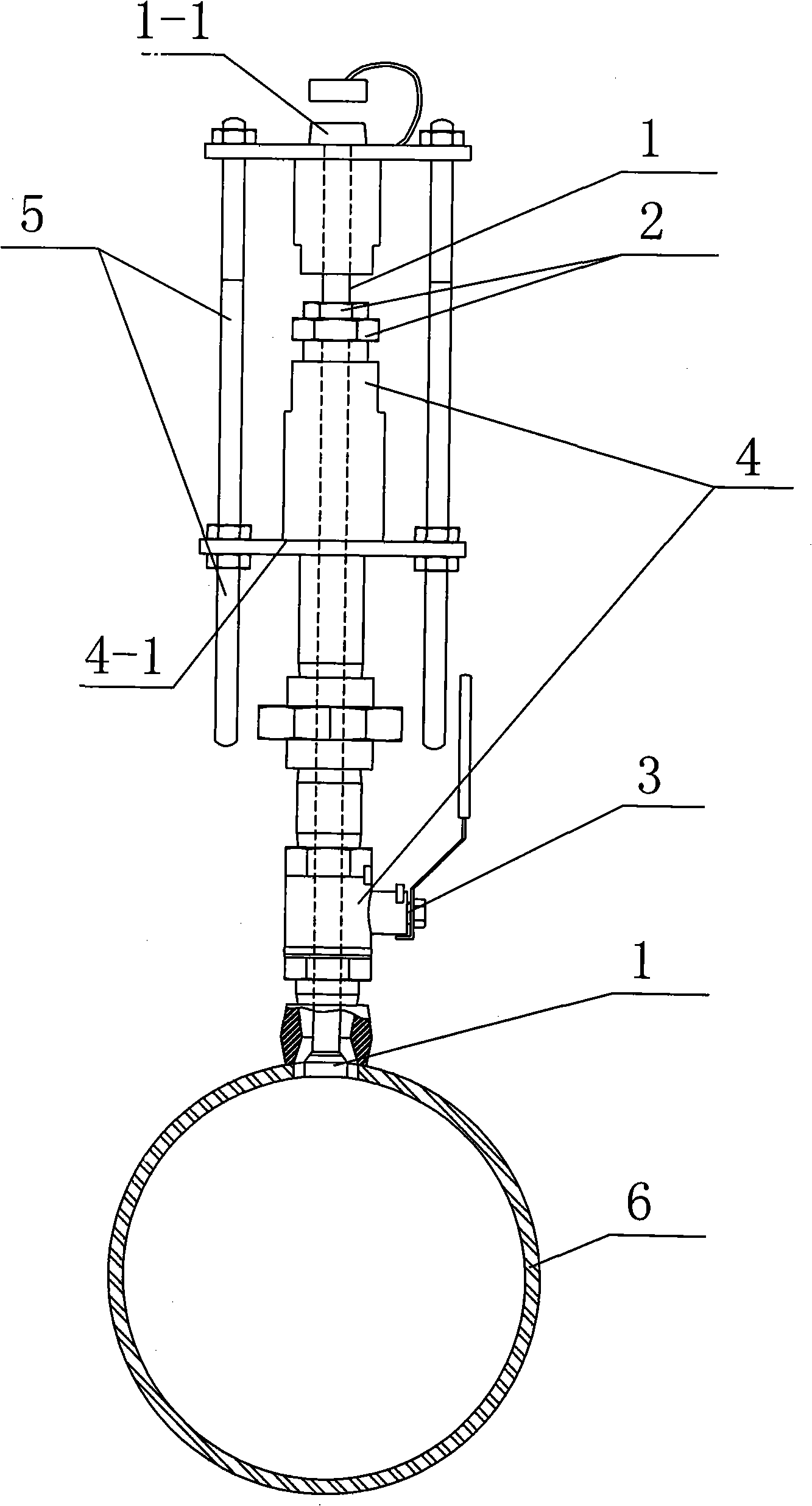 Quantitative determination method of attached type sulfate reducing bacteria and used biological film sampling apparatus