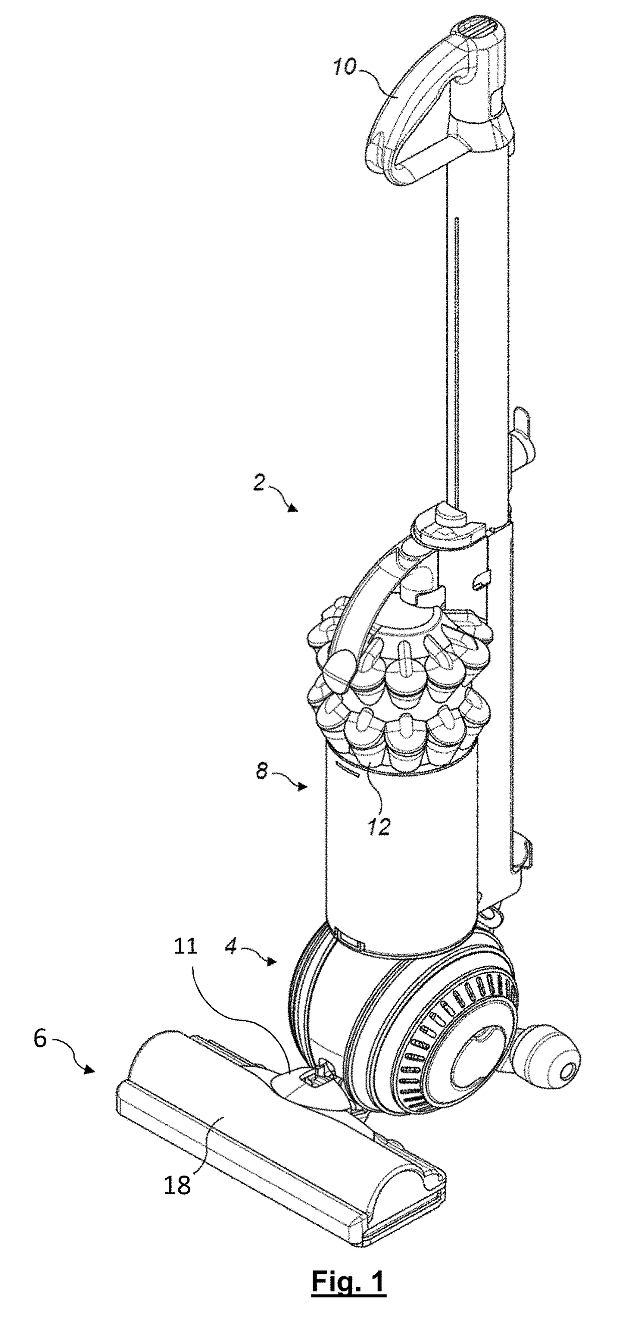 Cleaner head for a vacuum cleaner