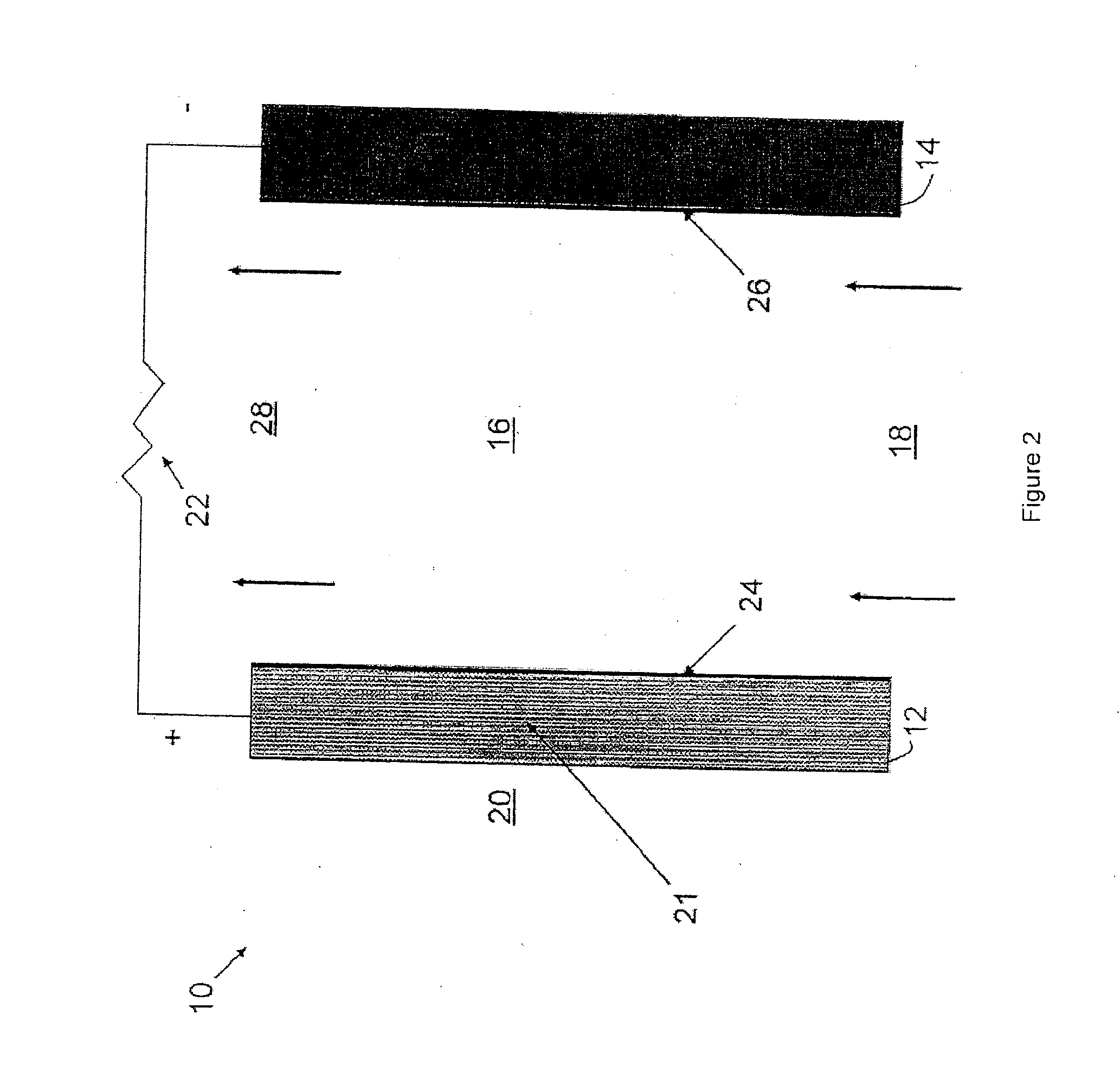 Metal-air cell with ion exchange material