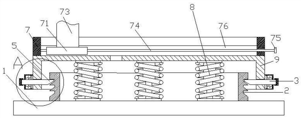 Mechanical arm workbench fixing device for automobile welding